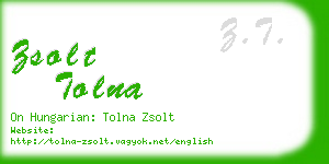 zsolt tolna business card